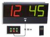Timer display with minutes and seconds with infrared remote control 